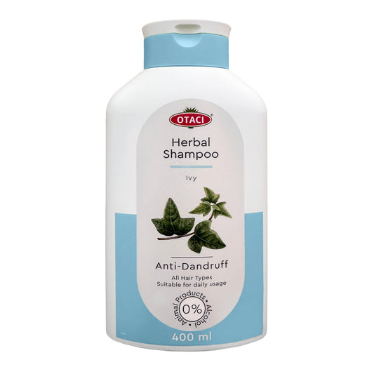 Otaci Herbal Shampoo with Ivy for All Hair Types, 13.5 Fl Oz - Paraben, Silicone, Alcohol & Cruelty Free - Klearus