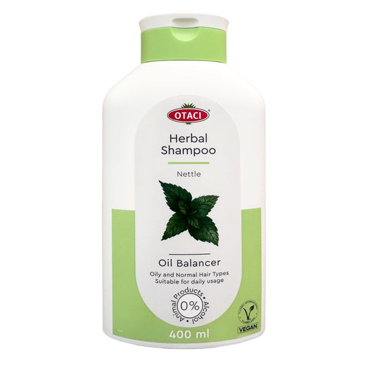 Otaci Oil Balancing Nettle Shampoo - Deep Cleansing for Oily Hair, Vegan & Cruelty-Free 13.5 oz - Klearus