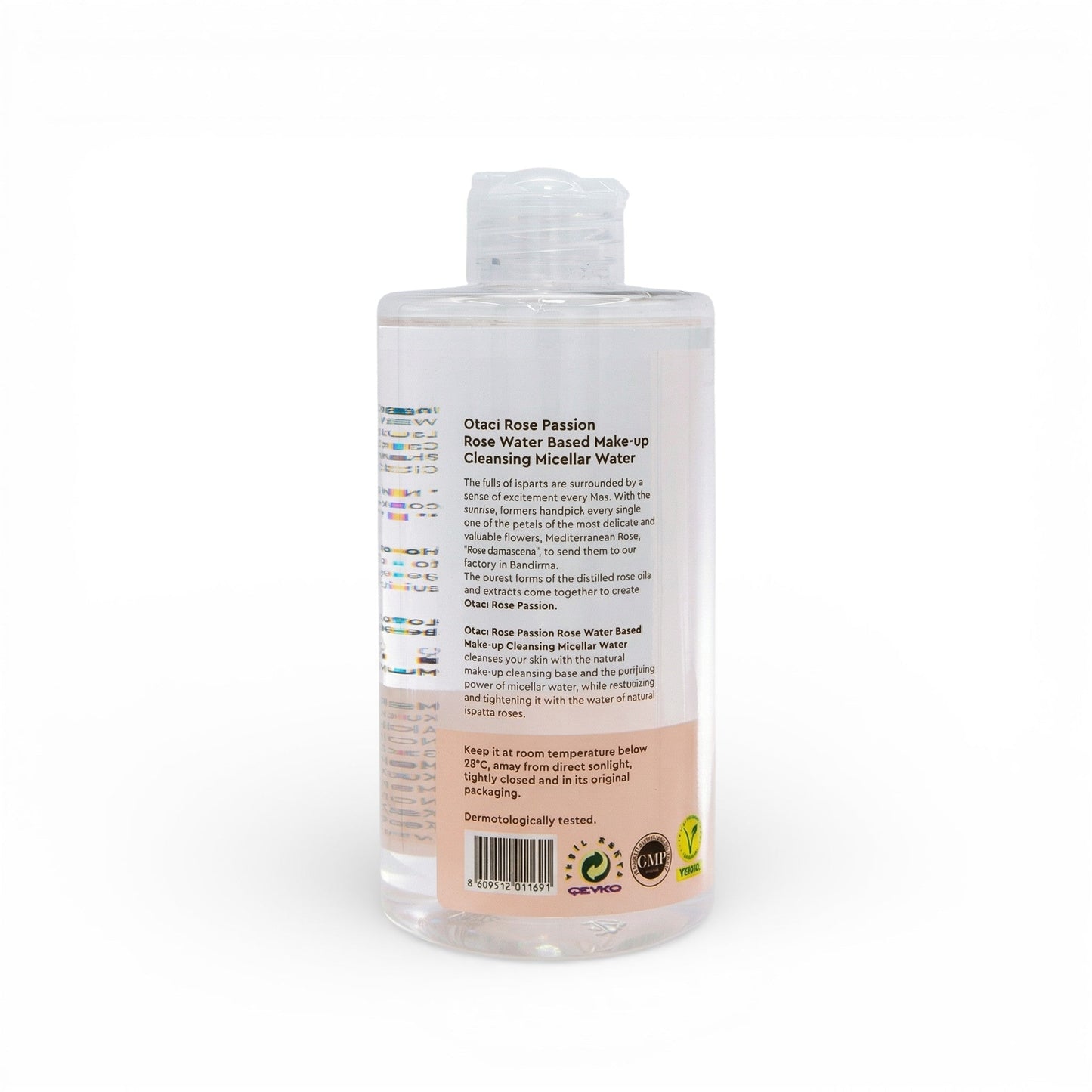 Otaci Rose Passion Micellar Cleansing Water | Rosewater & Micellar Technology | Effective Makeup Remover | 400ml - Klearus